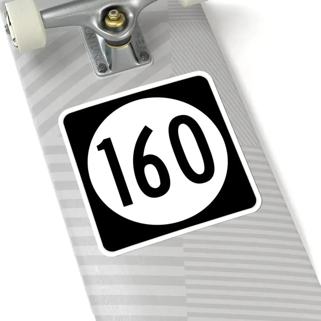 Iowa 160 (Iowa) (Road Sign) STICKER Vinyl Kiss-Cut Decal - The Sticker Space