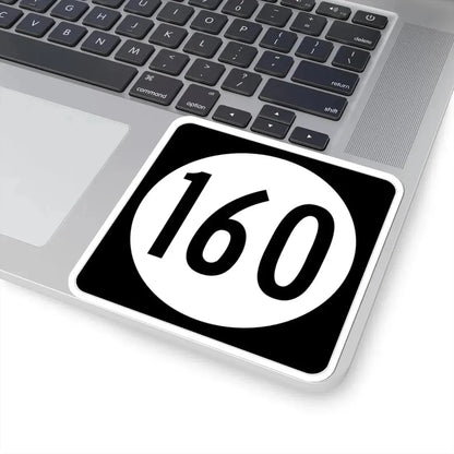 Iowa 160 (Iowa) (Road Sign) STICKER Vinyl Kiss-Cut Decal - The Sticker Space