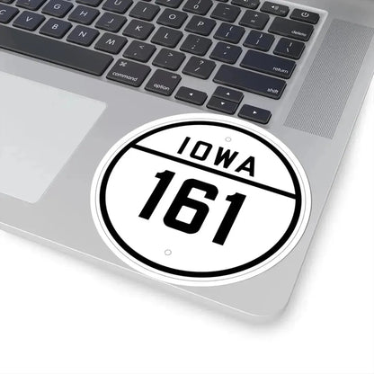 Iowa 161 1926 (Iowa) (Road Sign) STICKER Vinyl Kiss-Cut Decal - The Sticker Space