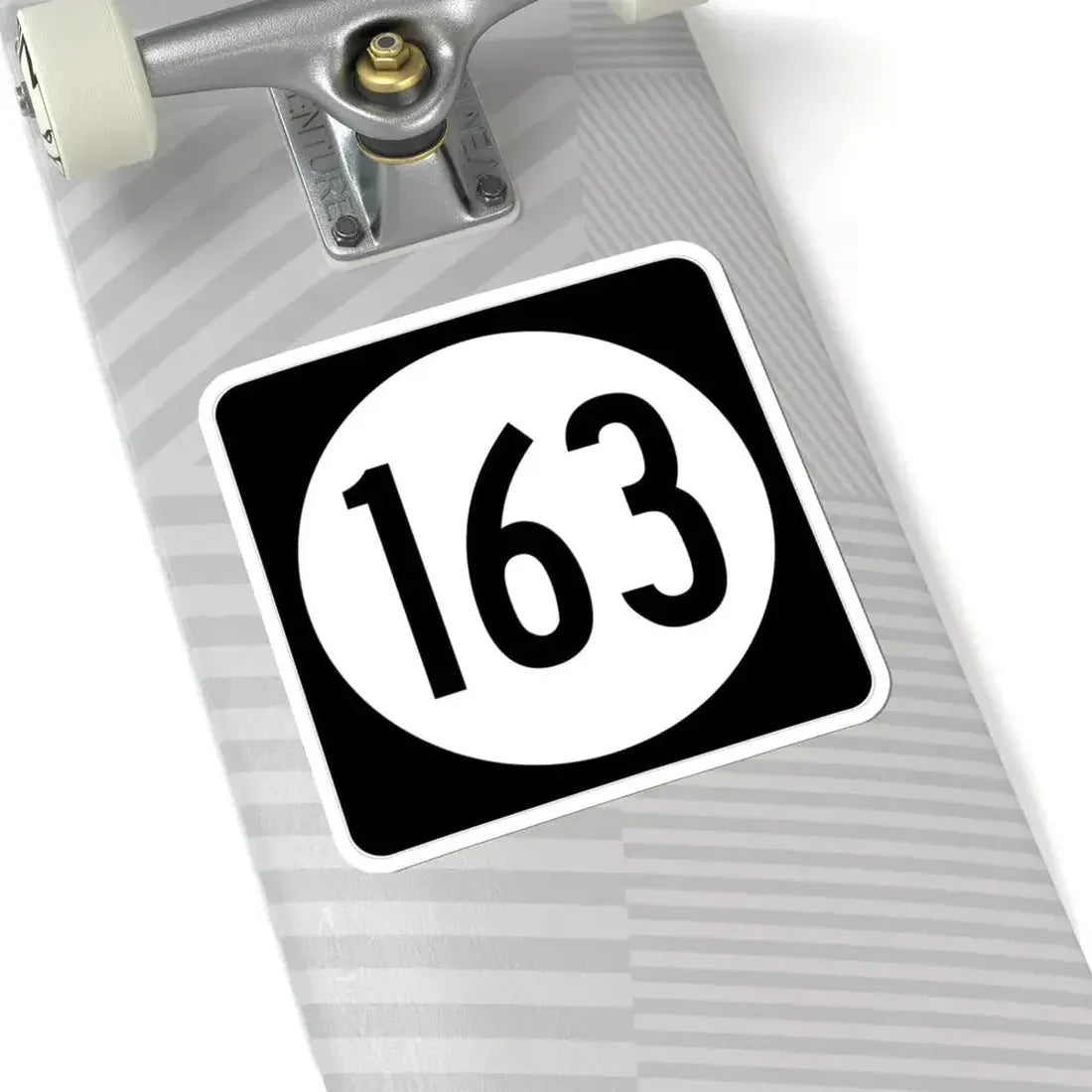 Iowa 163 (Iowa) (Road Sign) STICKER Vinyl Kiss-Cut Decal - The Sticker Space