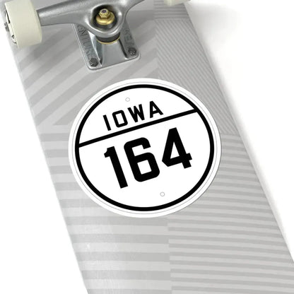 Iowa 164 1926 (Iowa) (Road Sign) STICKER Vinyl Kiss-Cut Decal - The Sticker Space
