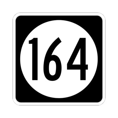 Iowa 164 (Iowa) (Road Sign) STICKER Vinyl Kiss-Cut Decal 6 Inch White - The Sticker Space