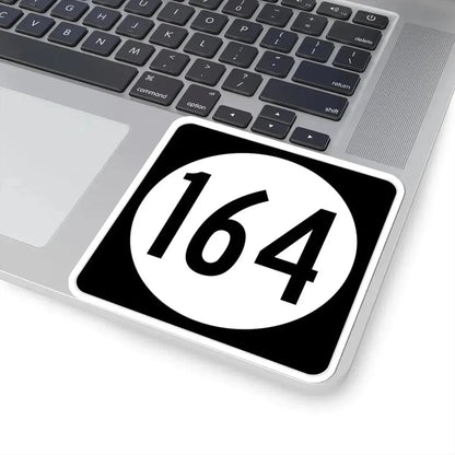 Iowa 164 (Iowa) (Road Sign) STICKER Vinyl Kiss-Cut Decal - The Sticker Space