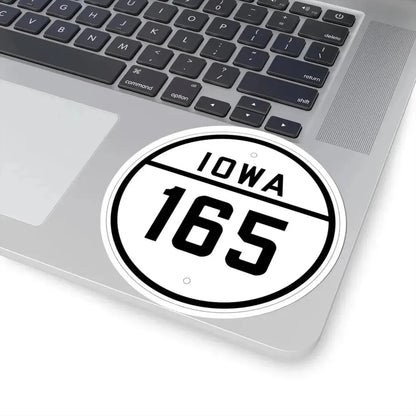 Iowa 165 1926 (Iowa) (Road Sign) STICKER Vinyl Kiss-Cut Decal - The Sticker Space