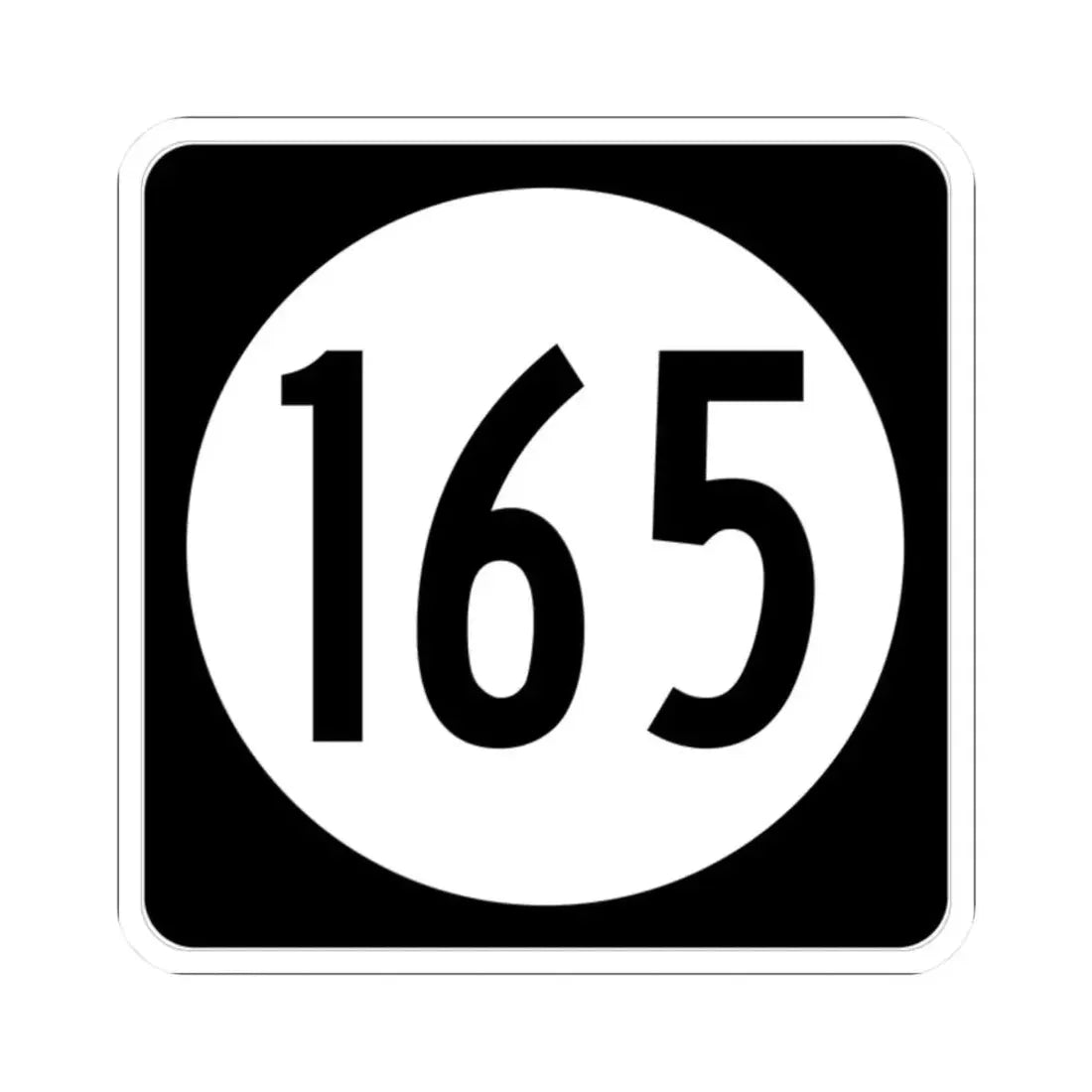 Iowa 165 (Iowa) (Road Sign) STICKER Vinyl Kiss-Cut Decal - The Sticker Space