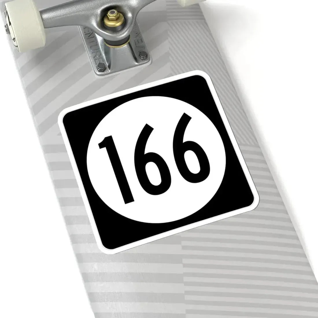 Iowa 166 (Iowa) (Road Sign) STICKER Vinyl Kiss-Cut Decal - The Sticker Space