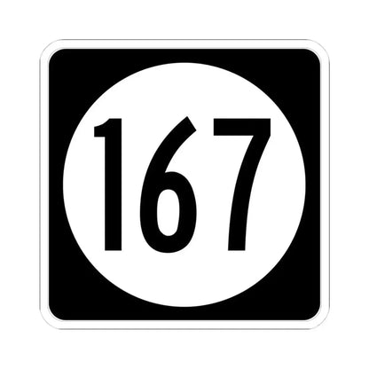 Iowa 167 (Iowa) (Road Sign) STICKER Vinyl Kiss-Cut Decal 4 Inch White - The Sticker Space