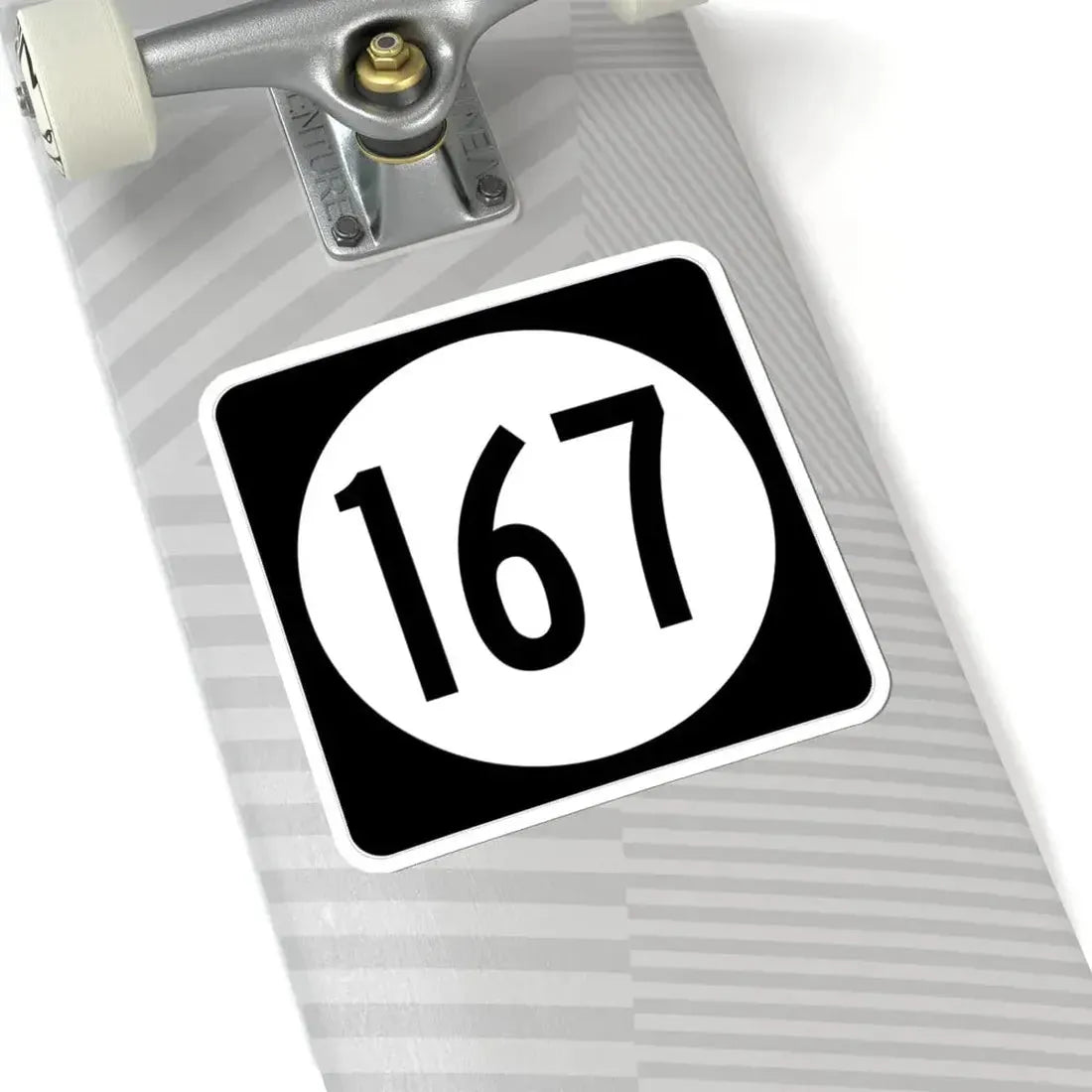 Iowa 167 (Iowa) (Road Sign) STICKER Vinyl Kiss-Cut Decal - The Sticker Space