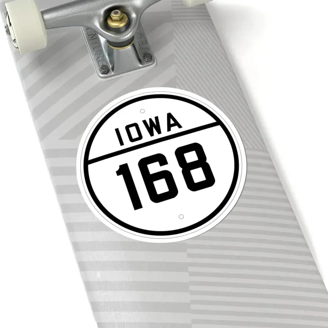 Iowa 168 1926 (Iowa) (Road Sign) STICKER Vinyl Kiss-Cut Decal - The Sticker Space