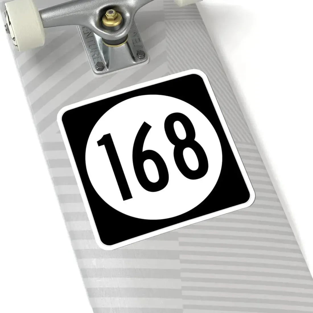 Iowa 168 (Iowa) (Road Sign) STICKER Vinyl Kiss-Cut Decal - The Sticker Space