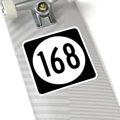 Iowa 168 (Iowa) (Road Sign) STICKER Vinyl Kiss-Cut Decal - The Sticker Space