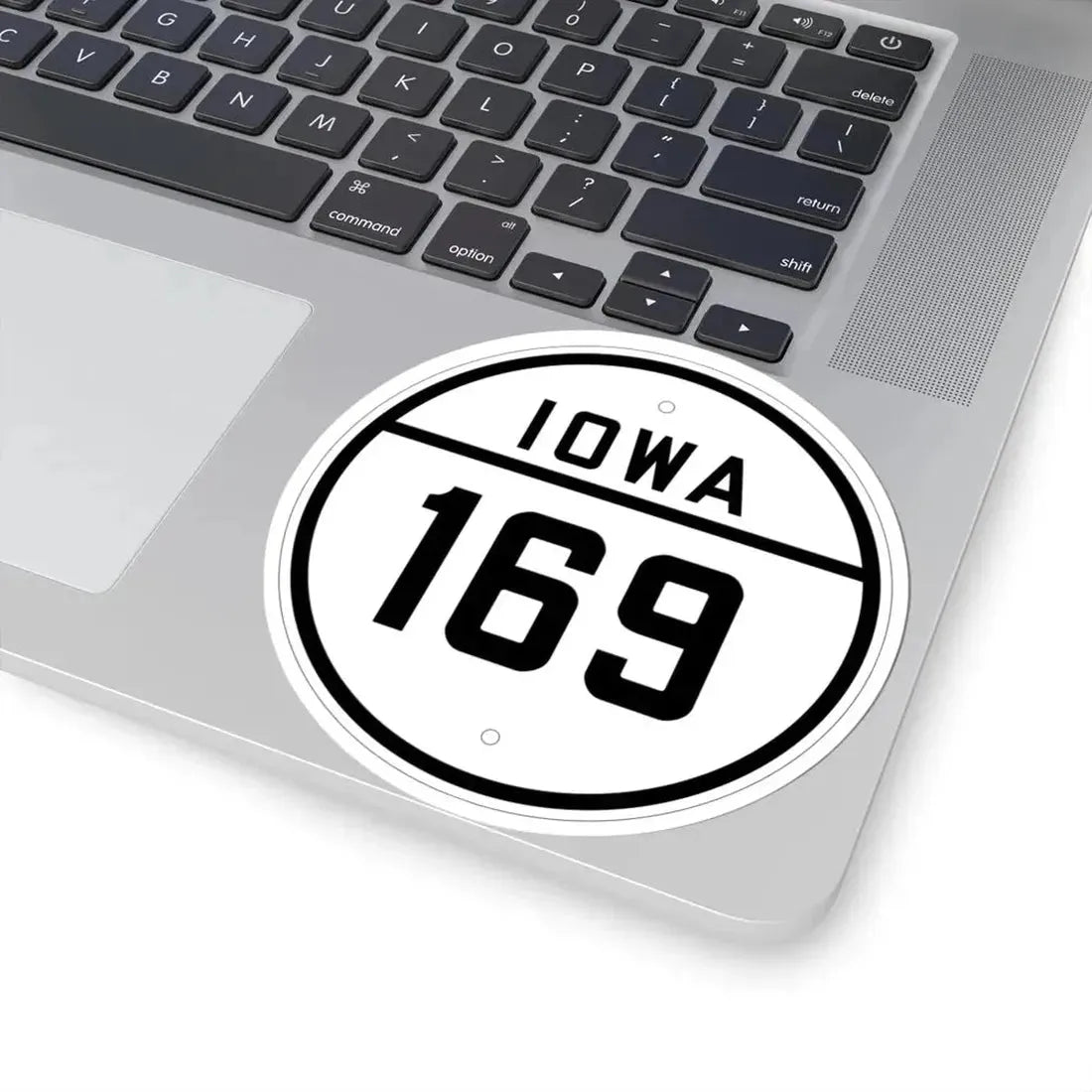 Iowa 169 1926 (Iowa) (Road Sign) STICKER Vinyl Kiss-Cut Decal - The Sticker Space
