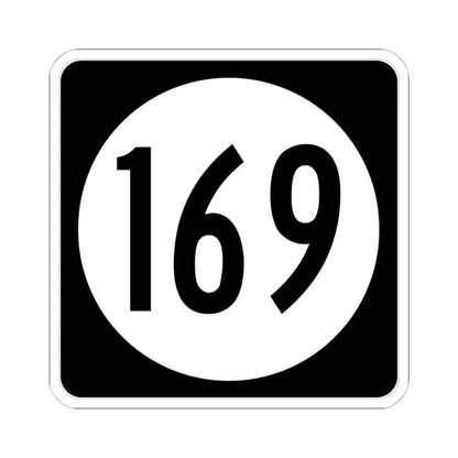 Iowa 169 (Iowa) (Road Sign) STICKER Vinyl Kiss-Cut Decal 6 Inch White - The Sticker Space