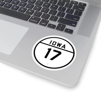 Iowa 17 1926 (Iowa) (Road Sign) STICKER Vinyl Kiss-Cut Decal - The Sticker Space
