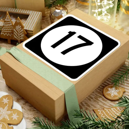 Iowa 17 (Iowa) (Road Sign) STICKER Vinyl Kiss-Cut Decal - The Sticker Space