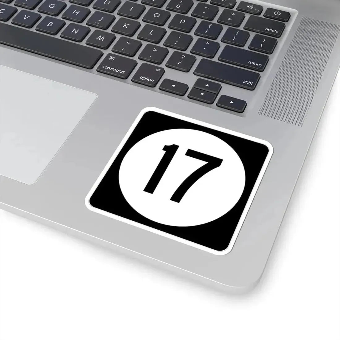 Iowa 17 (Iowa) (Road Sign) STICKER Vinyl Kiss-Cut Decal - The Sticker Space