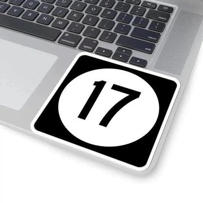 Iowa 17 (Iowa) (Road Sign) STICKER Vinyl Kiss-Cut Decal - The Sticker Space