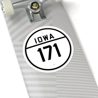 Iowa 171 1926 (Iowa) (Road Sign) STICKER Vinyl Kiss-Cut Decal - The Sticker Space