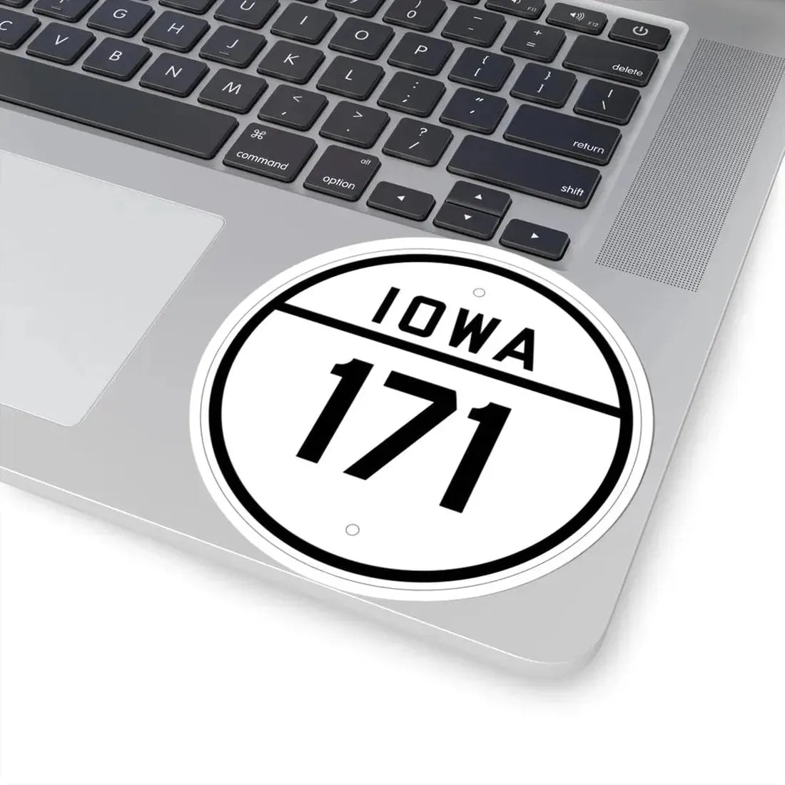 Iowa 171 1926 (Iowa) (Road Sign) STICKER Vinyl Kiss-Cut Decal - The Sticker Space