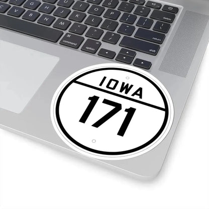 Iowa 171 1926 (Iowa) (Road Sign) STICKER Vinyl Kiss-Cut Decal - The Sticker Space