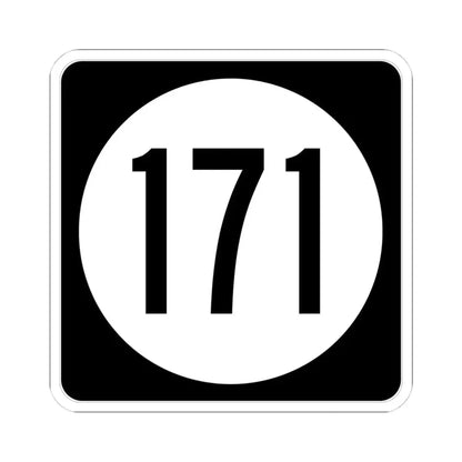 Iowa 171 (Iowa) (Road Sign) STICKER Vinyl Kiss-Cut Decal 4 Inch White - The Sticker Space