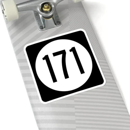 Iowa 171 (Iowa) (Road Sign) STICKER Vinyl Kiss-Cut Decal - The Sticker Space