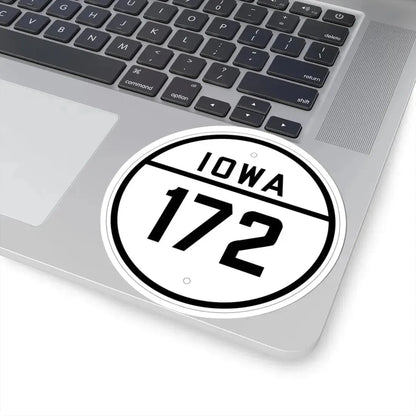 Iowa 172 1926 (Iowa) (Road Sign) STICKER Vinyl Kiss-Cut Decal - The Sticker Space