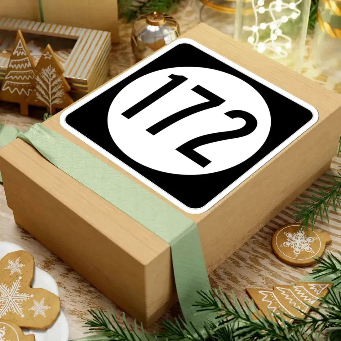 Iowa 172 (Iowa) (Road Sign) STICKER Vinyl Kiss-Cut Decal - The Sticker Space