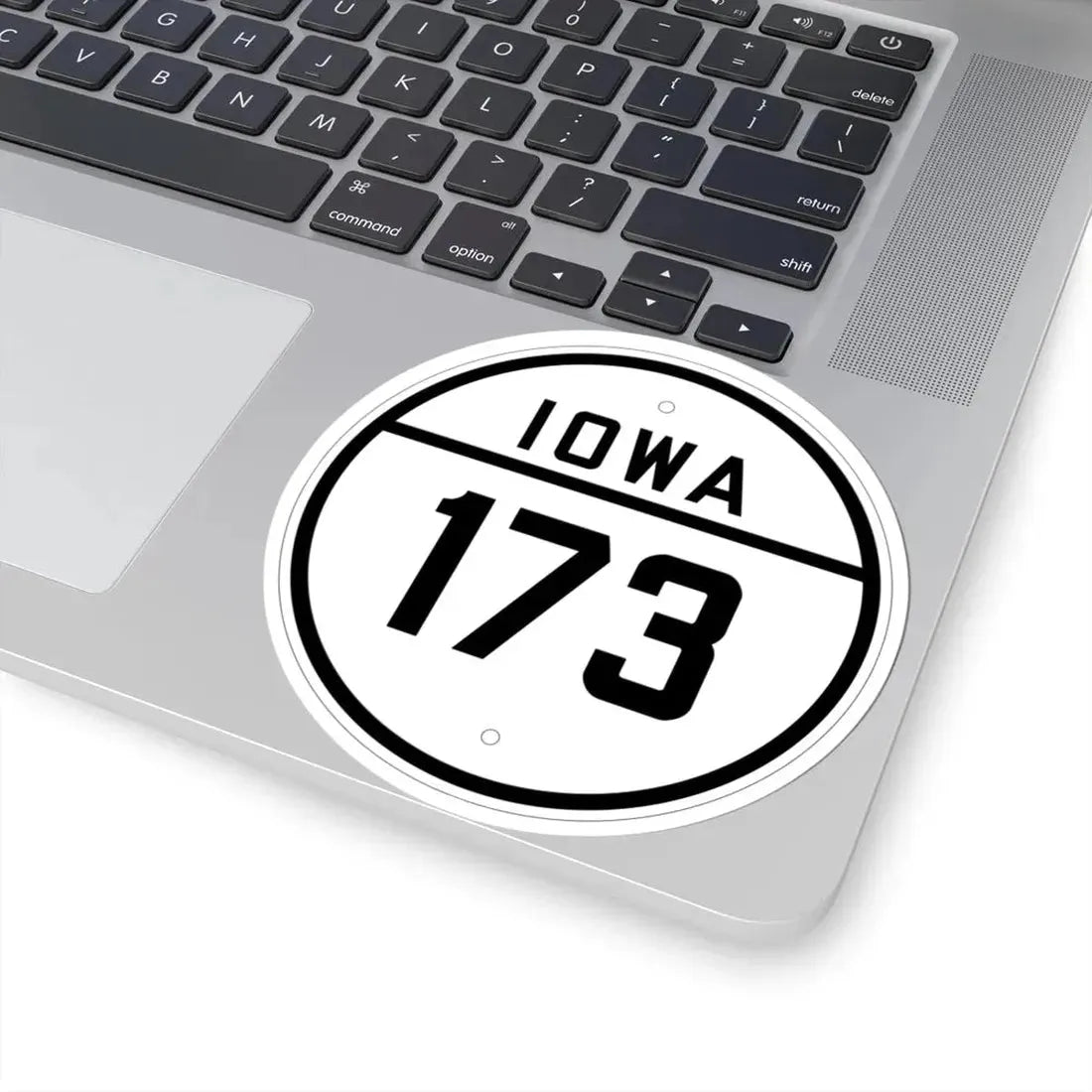 Iowa 173 1926 (Iowa) (Road Sign) STICKER Vinyl Kiss-Cut Decal - The Sticker Space