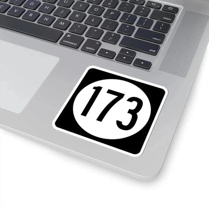 Iowa 173 (Iowa) (Road Sign) STICKER Vinyl Kiss-Cut Decal - The Sticker Space