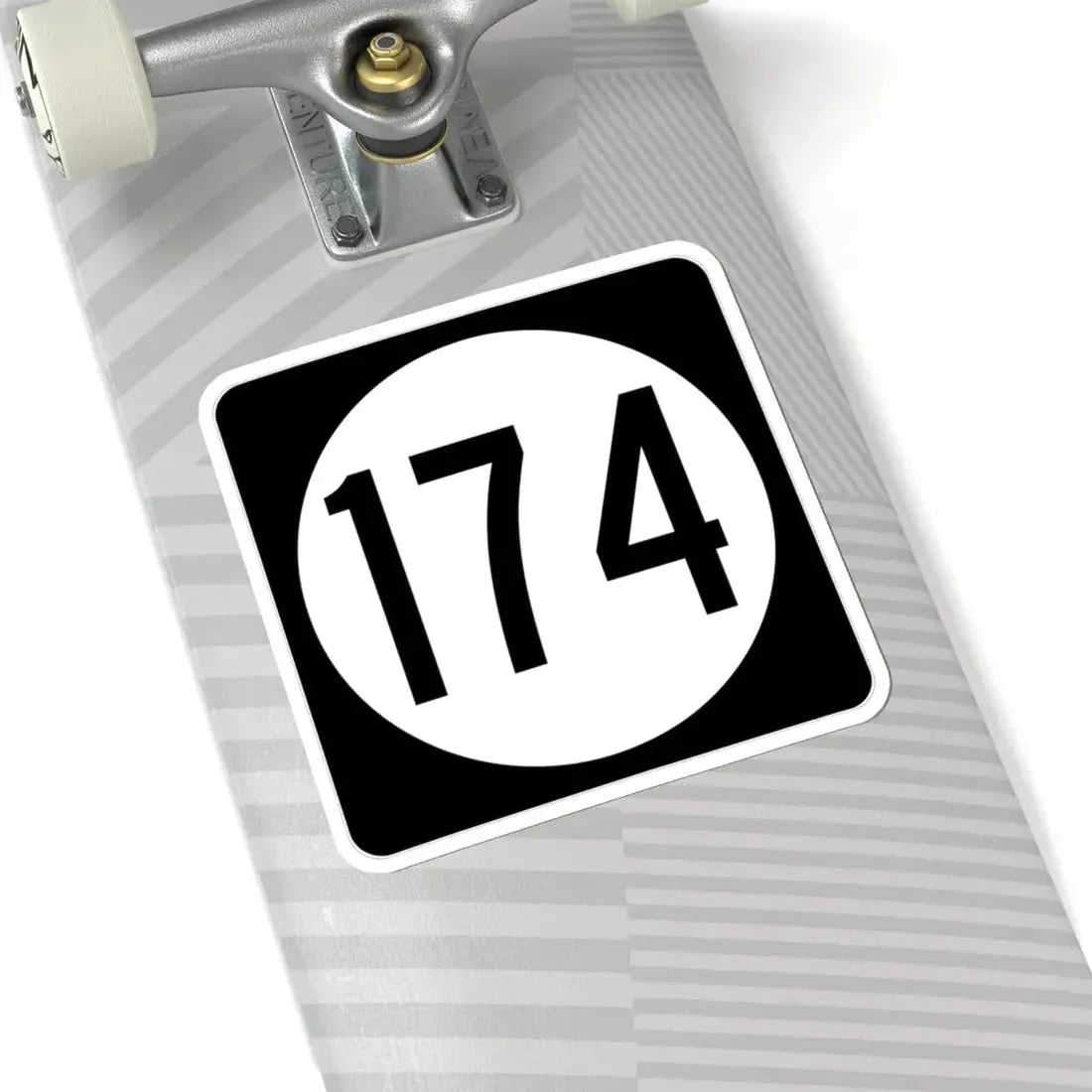 Iowa 174 (Iowa) (Road Sign) STICKER Vinyl Kiss-Cut Decal - The Sticker Space