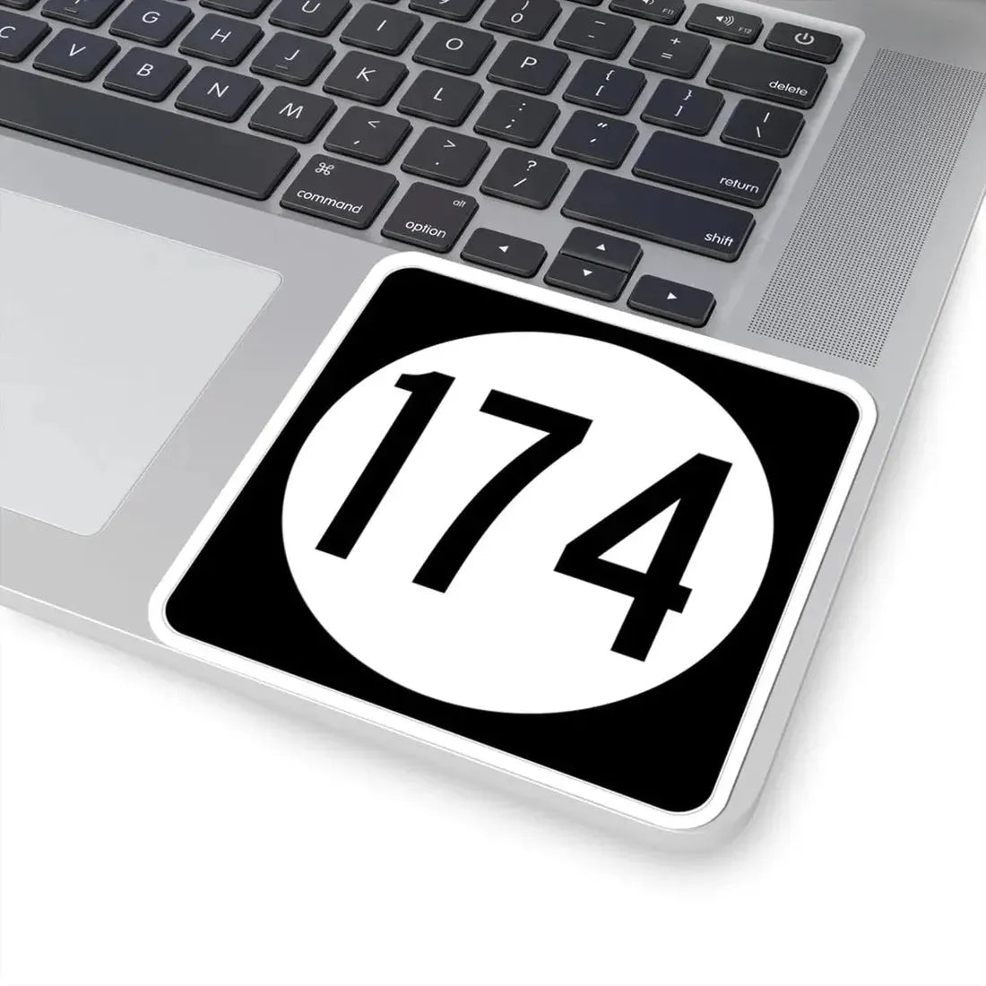 Iowa 174 (Iowa) (Road Sign) STICKER Vinyl Kiss-Cut Decal - The Sticker Space