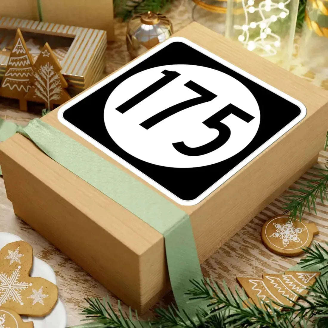 Iowa 175 (Iowa) (Road Sign) STICKER Vinyl Kiss-Cut Decal - The Sticker Space