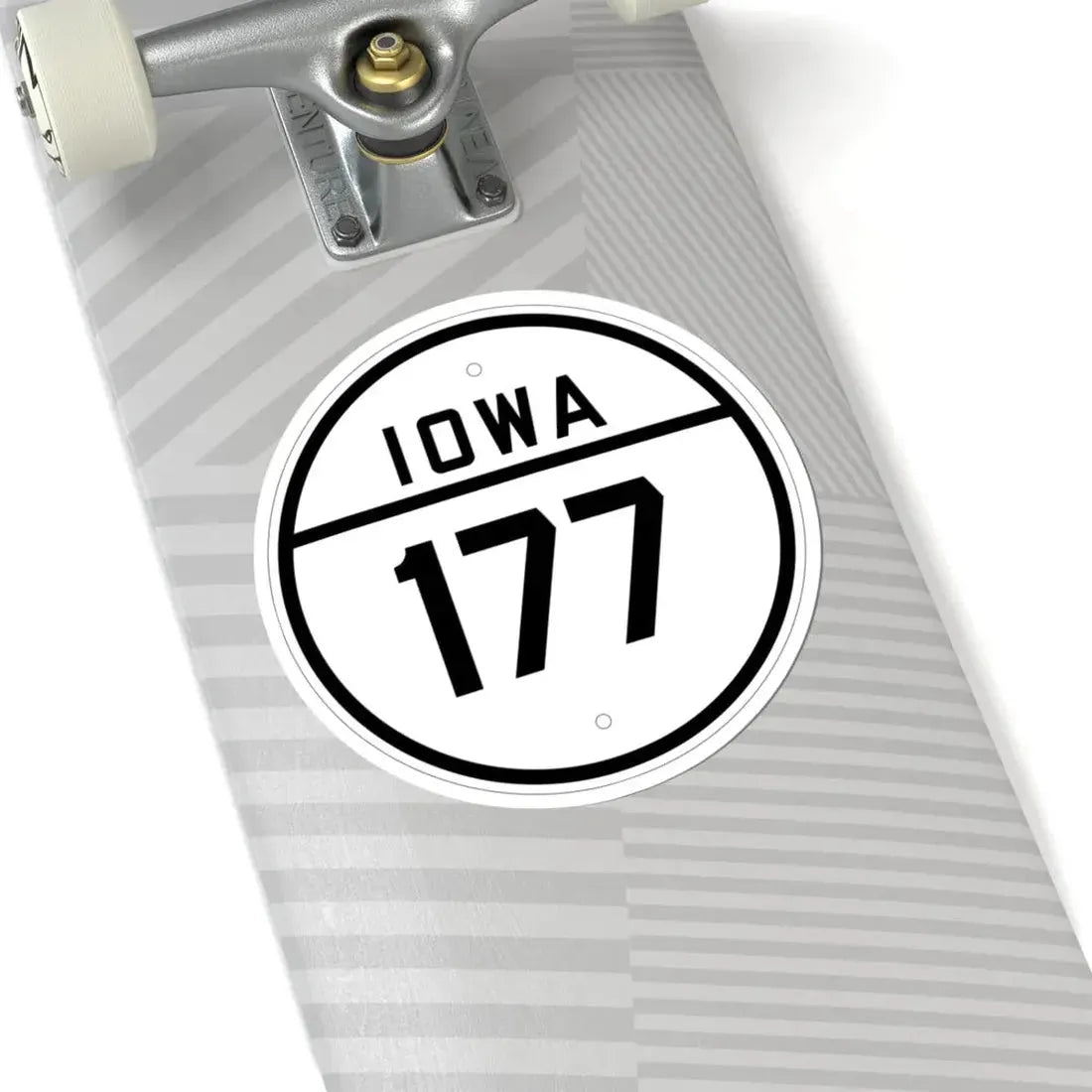 Iowa 177 1926 (Iowa) (Road Sign) STICKER Vinyl Kiss-Cut Decal - The Sticker Space