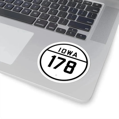 Iowa 178 1926 (Iowa) (Road Sign) STICKER Vinyl Kiss-Cut Decal - The Sticker Space