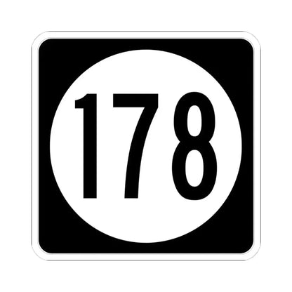 Iowa 178 (Iowa) (Road Sign) STICKER Vinyl Kiss-Cut Decal 4 Inch White - The Sticker Space