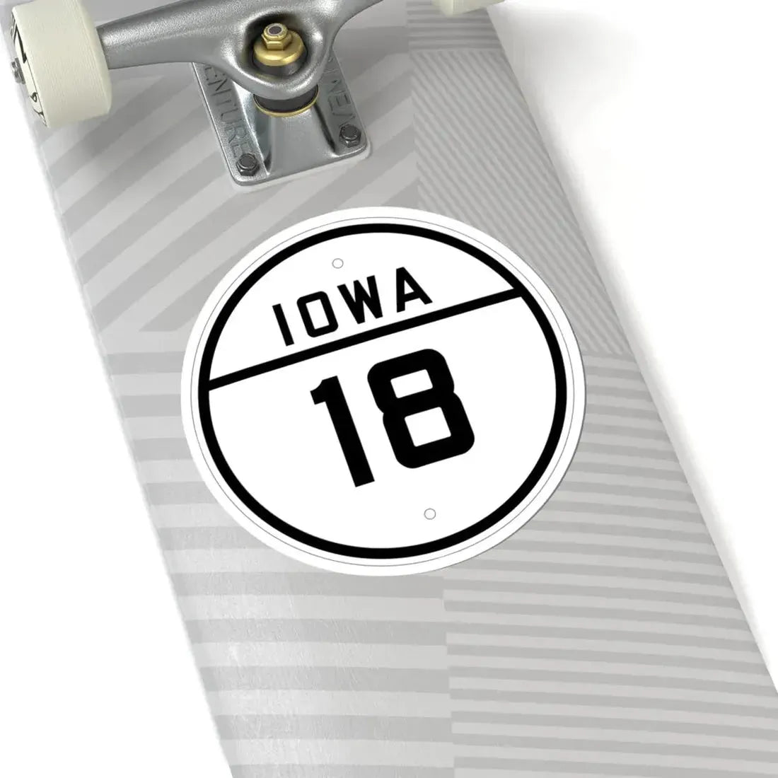 Iowa 18 1926 (Iowa) (Road Sign) STICKER Vinyl Kiss-Cut Decal - The Sticker Space