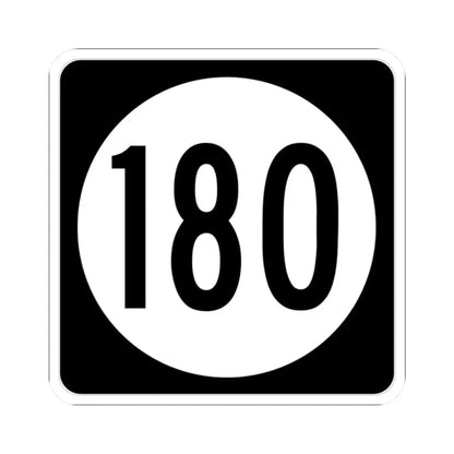Iowa 180 (Iowa) (Road Sign) STICKER Vinyl Kiss-Cut Decal 2 Inch White - The Sticker Space