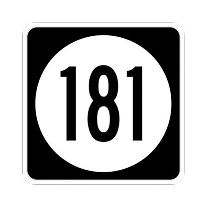 Iowa 181 (Iowa) (Road Sign) STICKER Vinyl Kiss-Cut Decal 2 Inch White - The Sticker Space