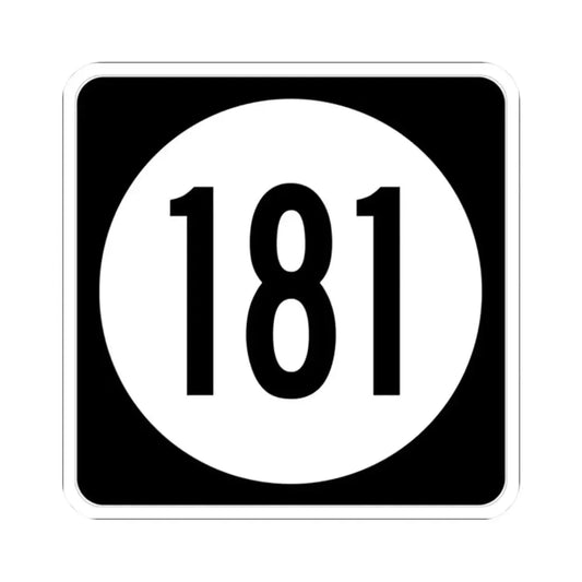 Iowa 181 (Iowa) (Road Sign) STICKER Vinyl Kiss-Cut Decal 2 Inch White - The Sticker Space