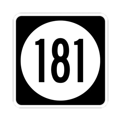 Iowa 181 (Iowa) (Road Sign) STICKER Vinyl Kiss-Cut Decal 3 Inch White - The Sticker Space