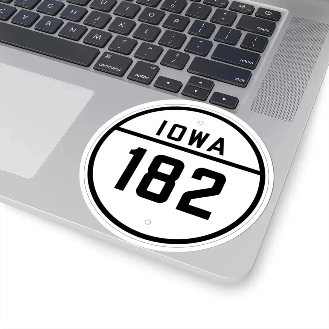 Iowa 182 1926 (Iowa) (Road Sign) STICKER Vinyl Kiss-Cut Decal - The Sticker Space