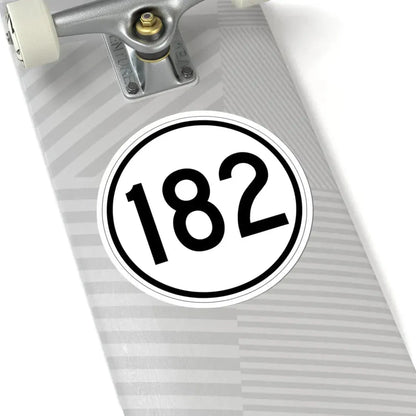 Iowa 182 1950 (Iowa) (Road Sign) STICKER Vinyl Kiss-Cut Decal - The Sticker Space