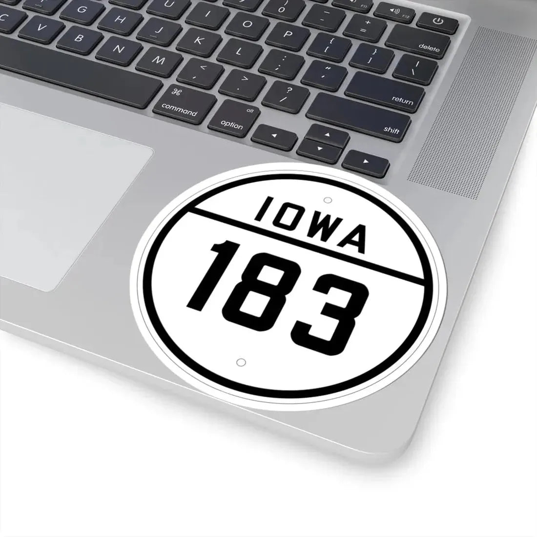 Iowa 183 1926 (Iowa) (Road Sign) STICKER Vinyl Kiss-Cut Decal - The Sticker Space