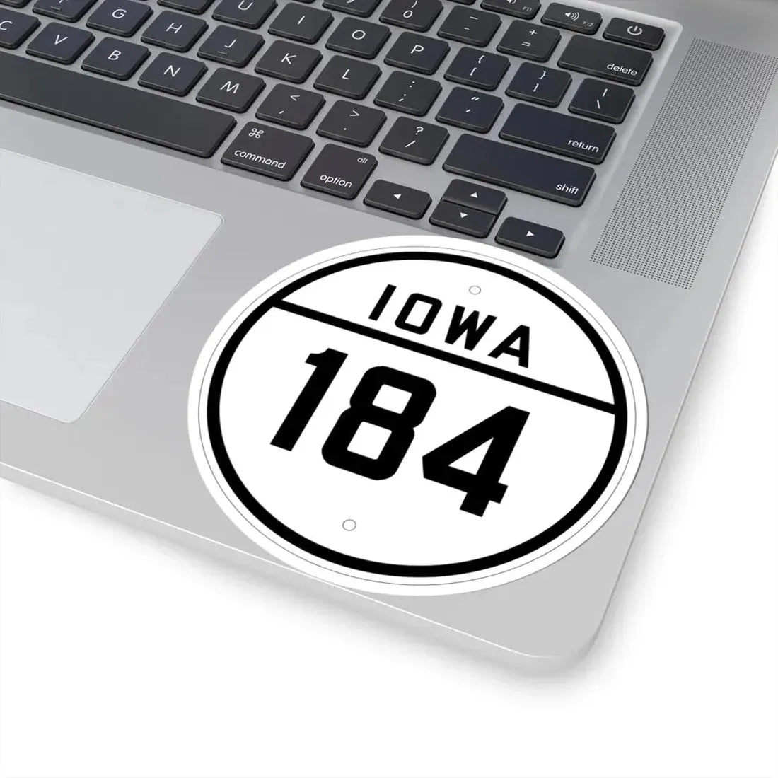 Iowa 184 1926 (Iowa) (Road Sign) STICKER Vinyl Kiss-Cut Decal - The Sticker Space