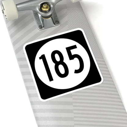 Iowa 185 (Iowa) (Road Sign) STICKER Vinyl Kiss-Cut Decal - The Sticker Space