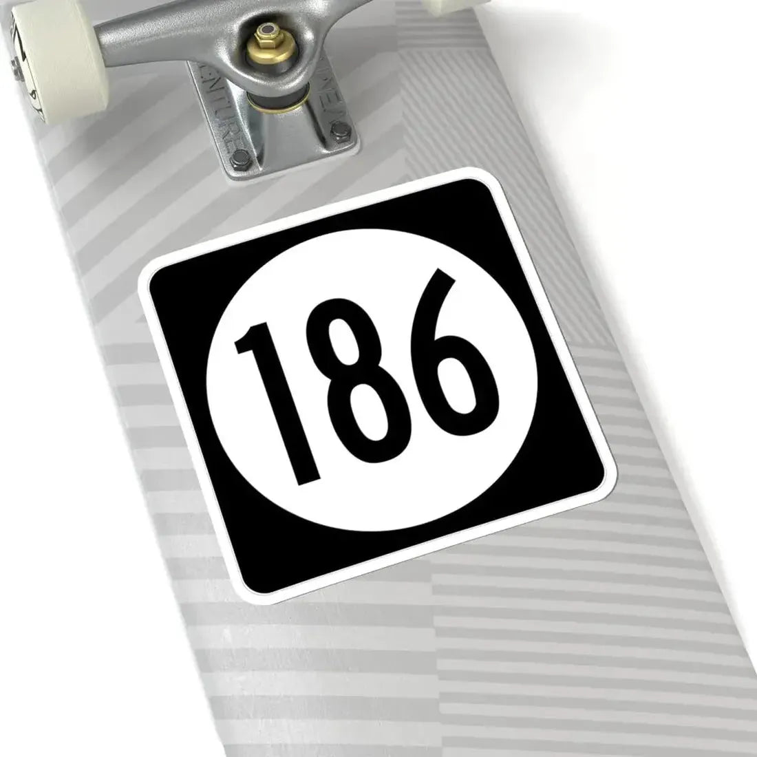 Iowa 186 (Iowa) (Road Sign) STICKER Vinyl Kiss-Cut Decal - The Sticker Space