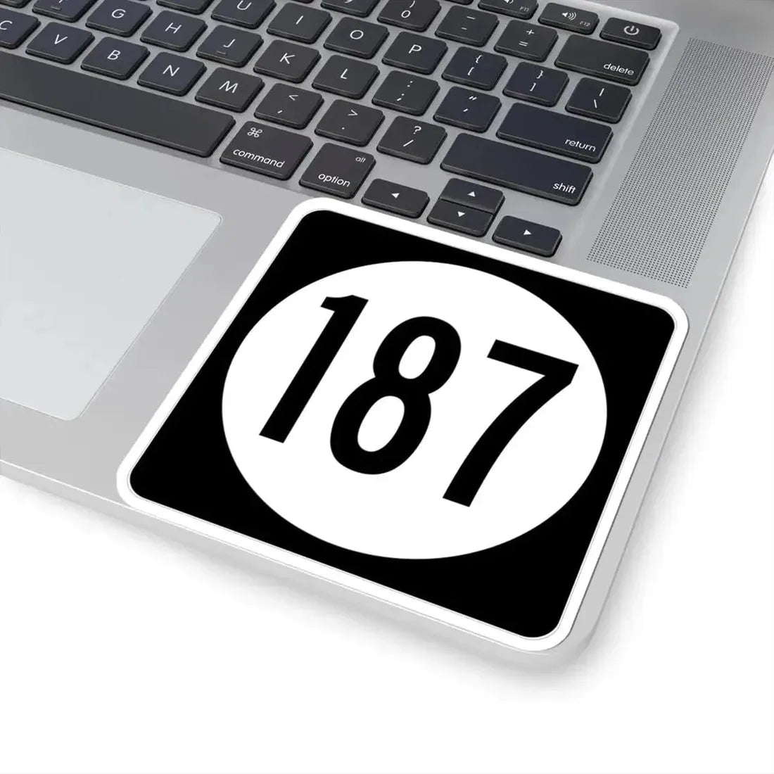 Iowa 187 (Iowa) (Road Sign) STICKER Vinyl Kiss-Cut Decal - The Sticker Space