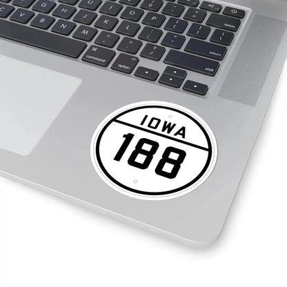 Iowa 188 1926 (Iowa) (Road Sign) STICKER Vinyl Kiss-Cut Decal - The Sticker Space
