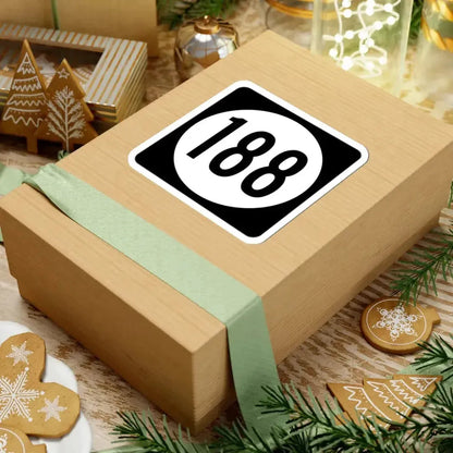 Iowa 188 (Iowa) (Road Sign) STICKER Vinyl Kiss-Cut Decal - The Sticker Space